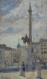 Trafalgar Square - Spring Light by Roy Connelly